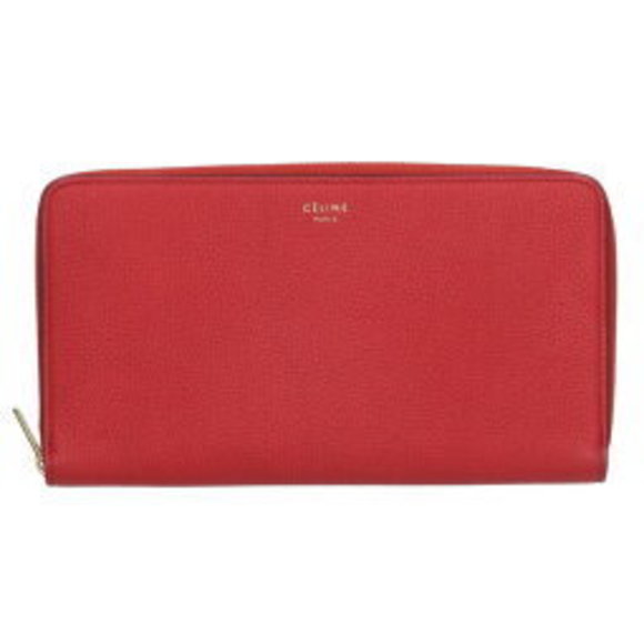 Celine Zip Wallet Red - Picture 1 of 3